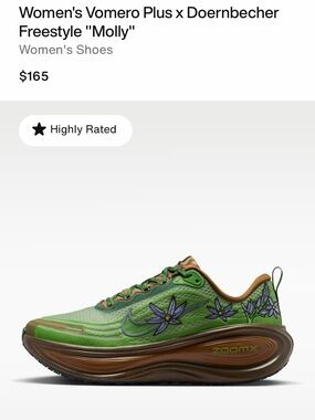 Nike Women's Vomero Plus x Doernbecher Freestyle Molly - Green/Brown/Purple